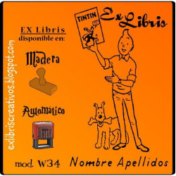 ExLibris Tintin & Milu