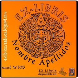 ExLibris Calendario Maya