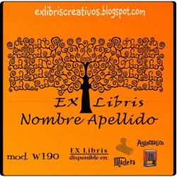 ExLibris Árbol Klimt