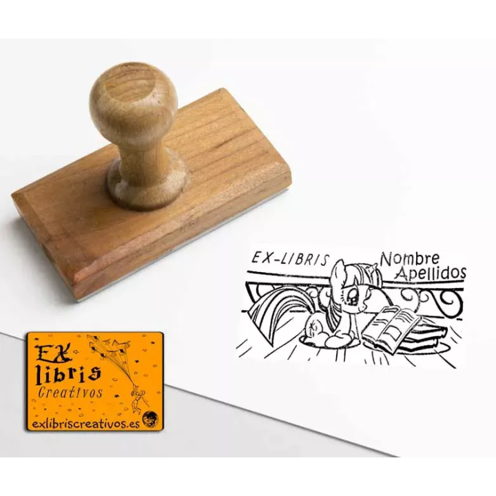 ExLibris Unicornio lector