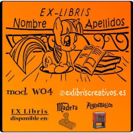ExLibris Unicornio lector