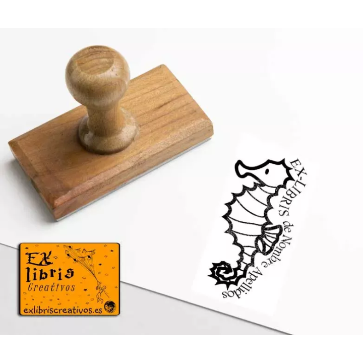ExLibris Caballito de mar