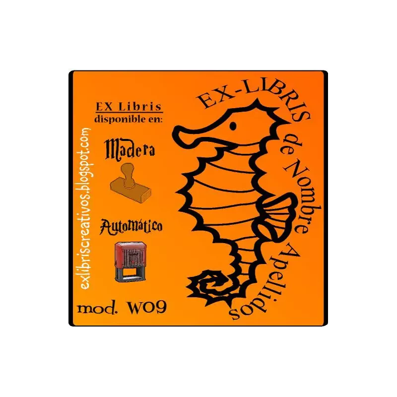 ExLibris Caballito de mar