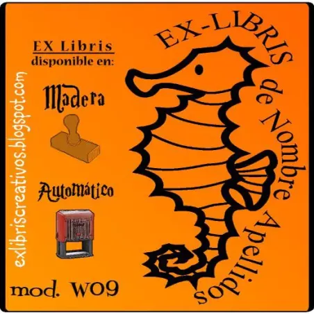 ExLibris Caballito de mar