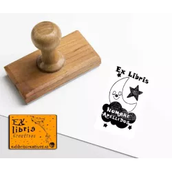 ExLibris Luna soñando
