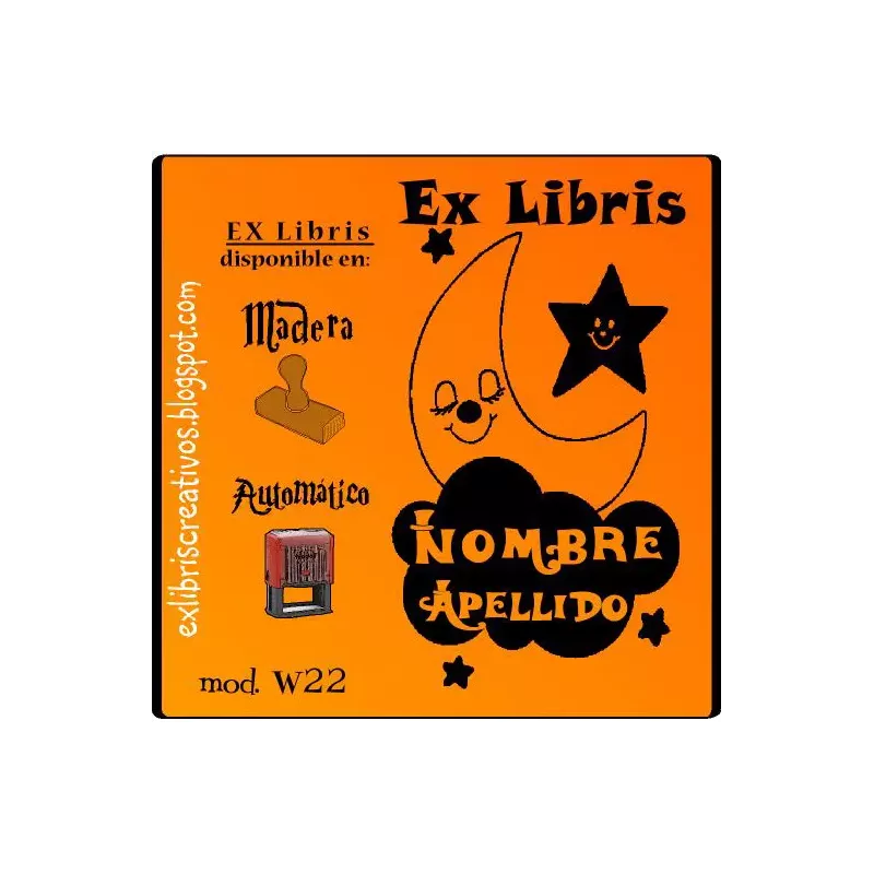 ExLibris Luna soñando