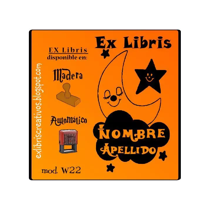 ExLibris Luna soñando