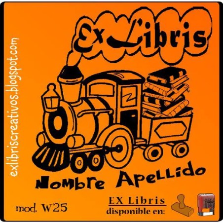 ExLibris Tren biblioteca