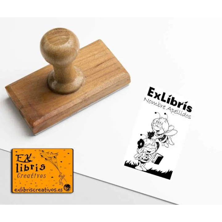 ExLibris Abeja Maya