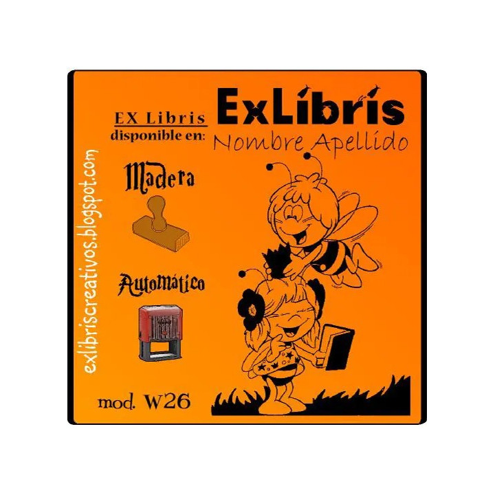 ExLibris Abeja Maya