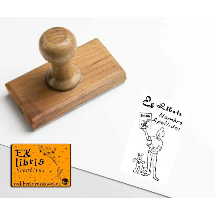 ExLibris Tintín & Milú
