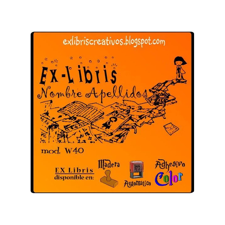 ExLibris Niña con guitarra