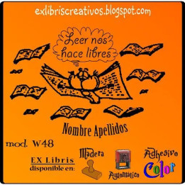 ExLibris Gato volando
