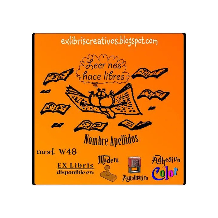 ExLibris Gato volando