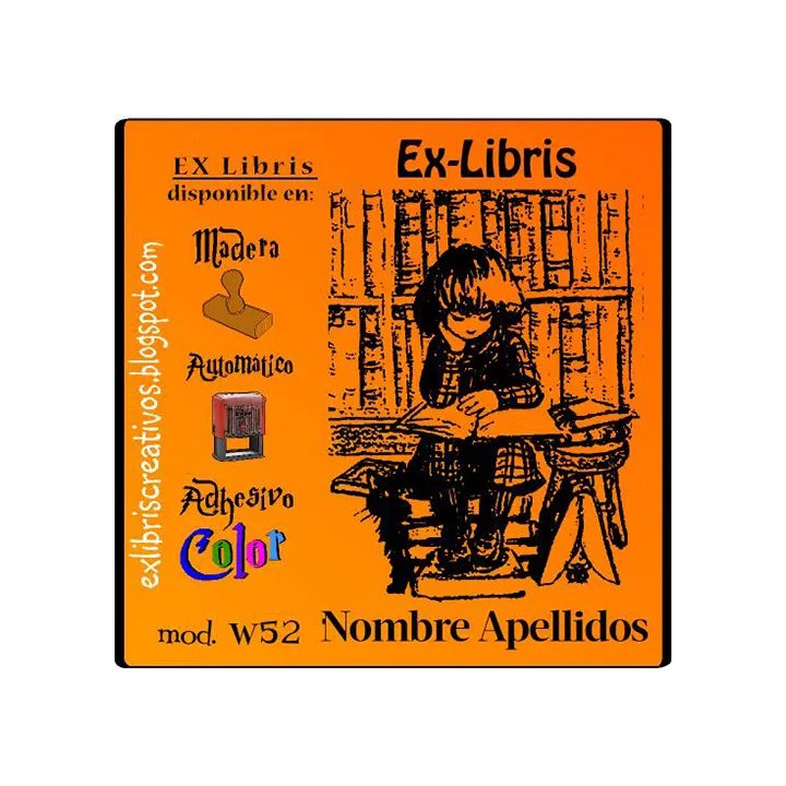 ExLibris Lectora con gato