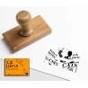 ExLibris Perro leyendo