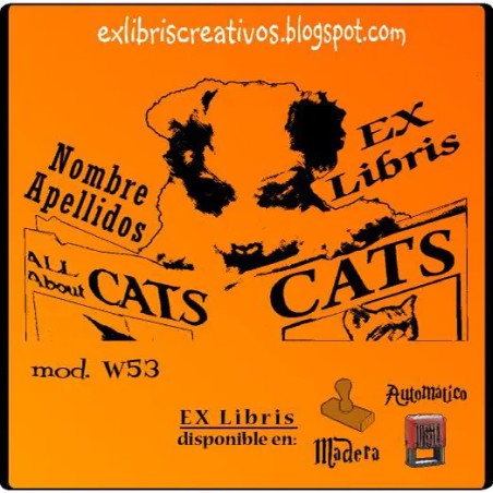 ExLibris Perro leyendo