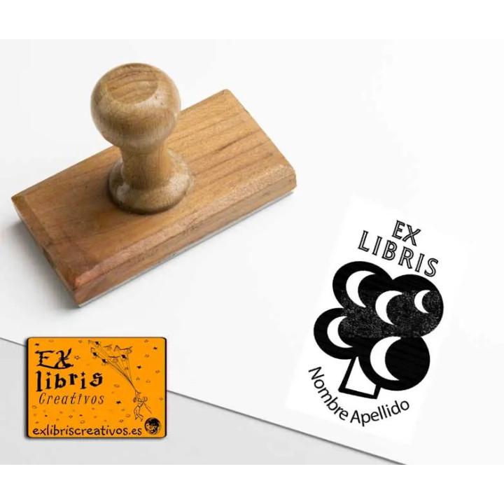 ExLibris Árbol de lunas