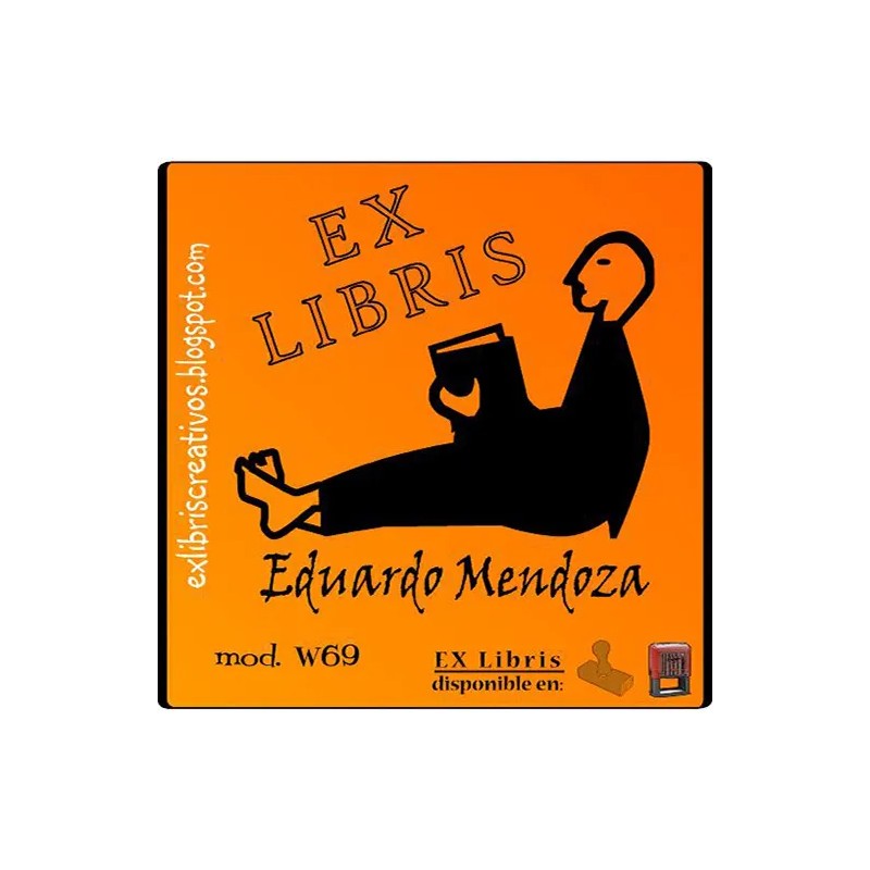 ExLibris Hombre sentado