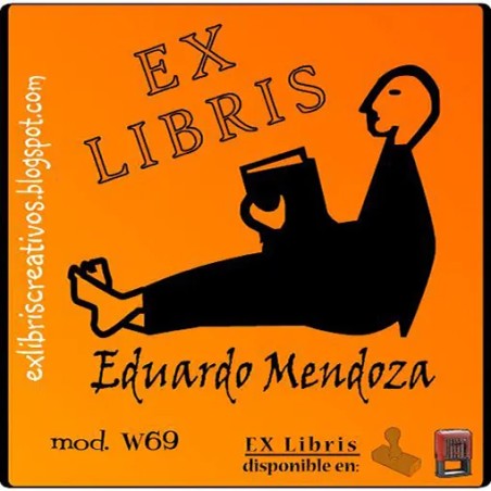 ExLibris Hombre sentado