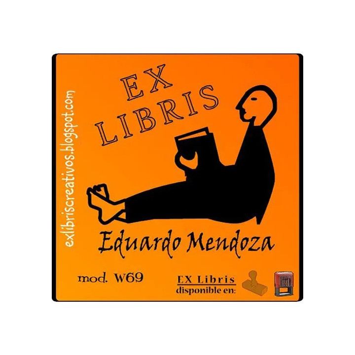 ExLibris Hombre sentado