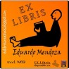 ExLibris Hombre sentado