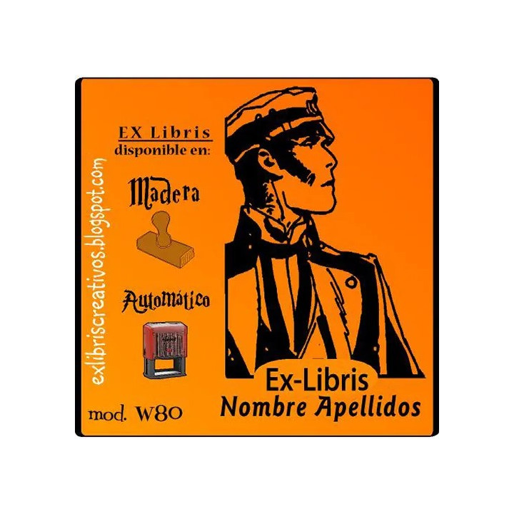 ExLibris Corto Maltés marino