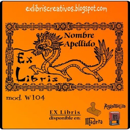 ExLibris Dragon oriental