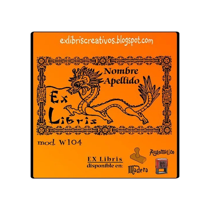 ExLibris Dragon oriental
