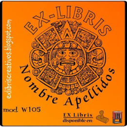 ExLibris Calendario Maya