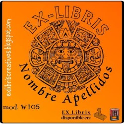 ExLibris Calendario Maya
