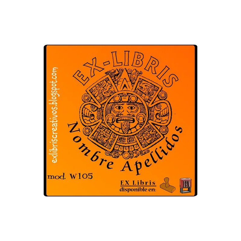 ExLibris Calendario Maya