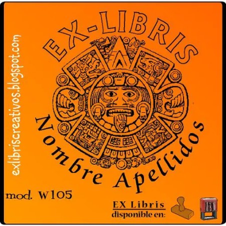 ExLibris Calendario Maya
