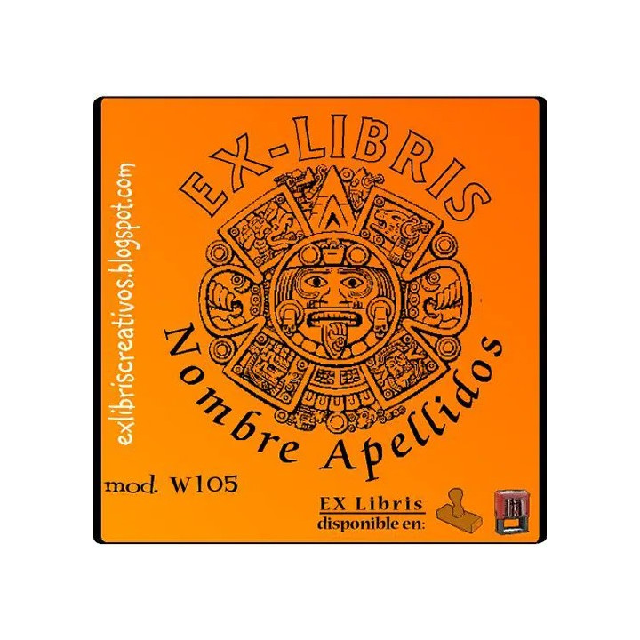 ExLibris Calendario Maya
