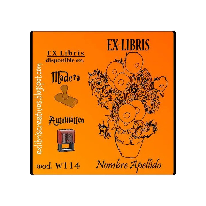 ExLibris Van Gogh Los girasoles