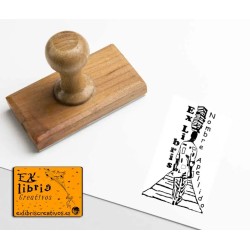 ExLibris Africano con libros