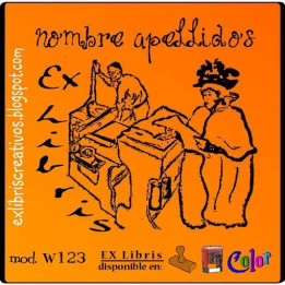 ExLibris Imprenta Toulouse-Lautrec