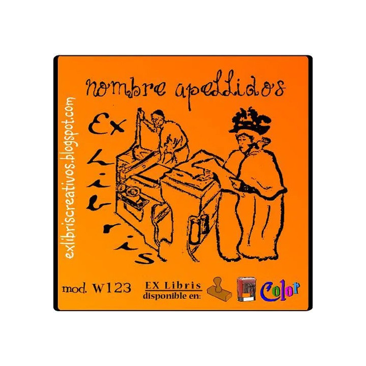 ExLibris Imprenta Toulouse-Lautrec