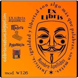 ExLibris Vendetta máscara