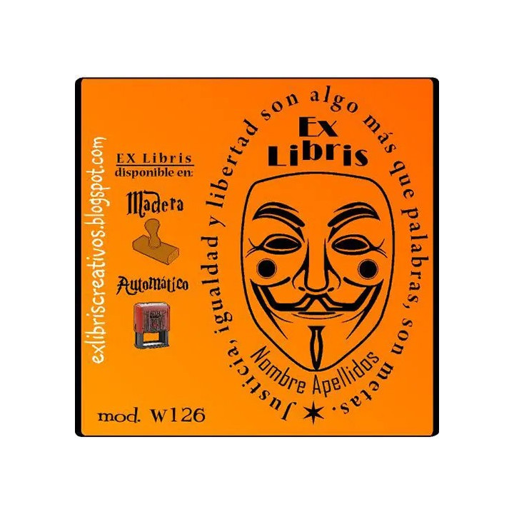 ExLibris Vendetta máscara