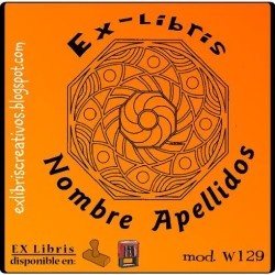 ExLibris Mandala octógono