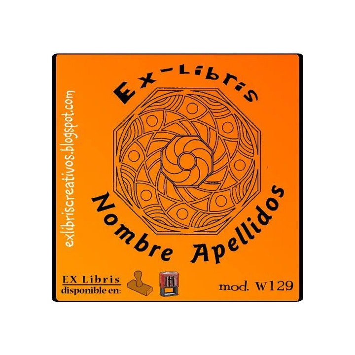 ExLibris Mandala octógono