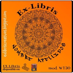 ExLibris Mandala círculo