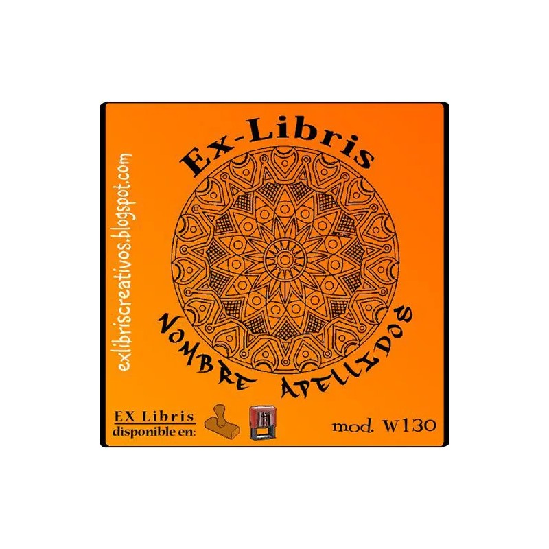 ExLibris Mandala círculo