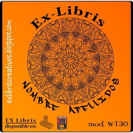 ExLibris Mandala círculo