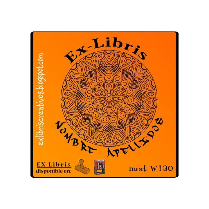 ExLibris Mandala círculo