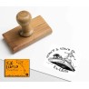 ExLibris Pareja volando