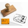 ExLibris Leyendo en la cama