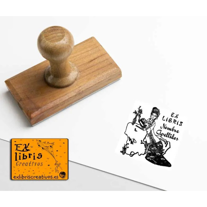 ExLibris Mujer en la lectura