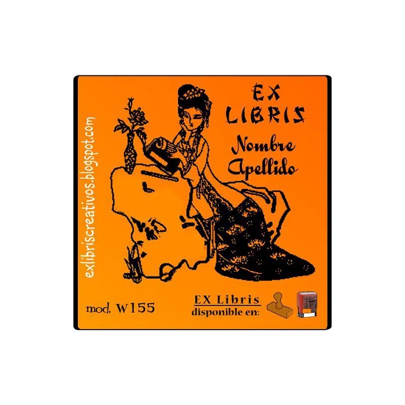 ExLibris Mujer en la lectura